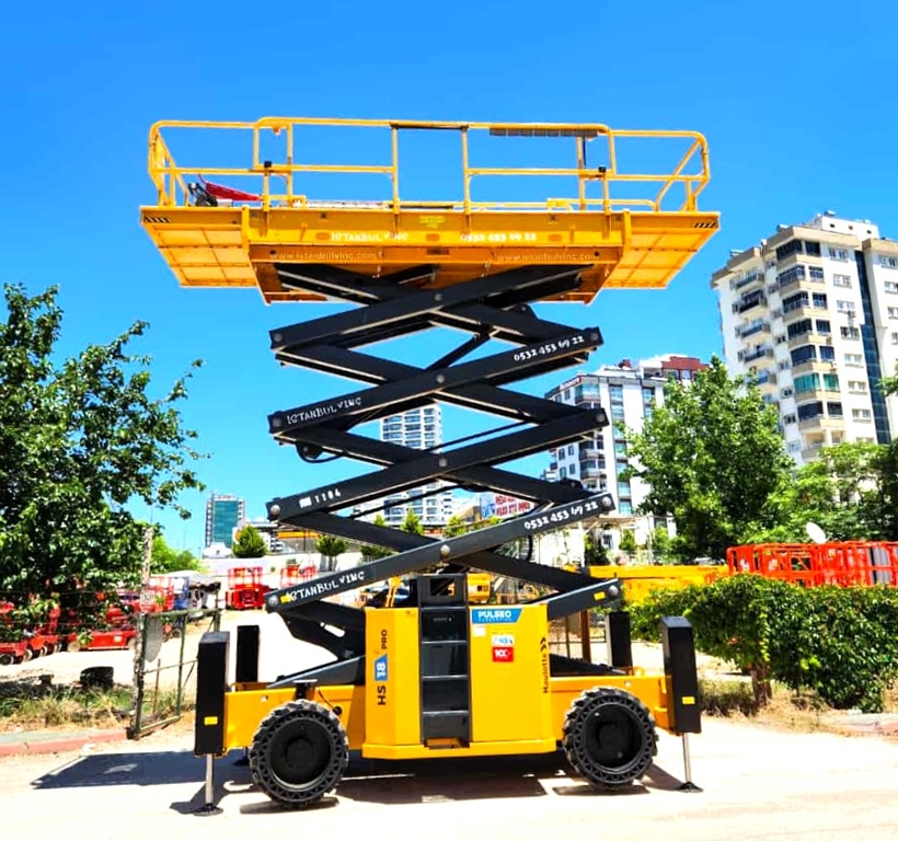 🏭 18 m Elektrikli Makaslı Platform