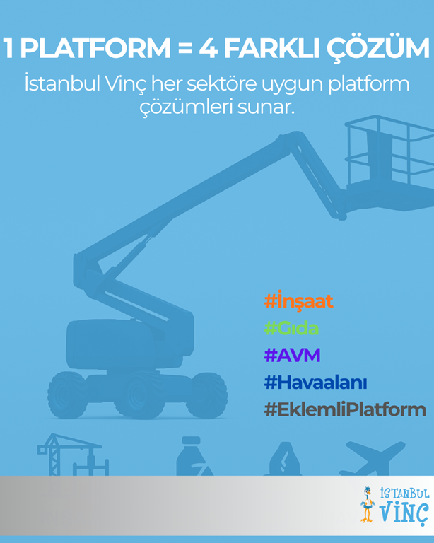 Eklemli Platform Kiralama: 4 Farklı Sektör