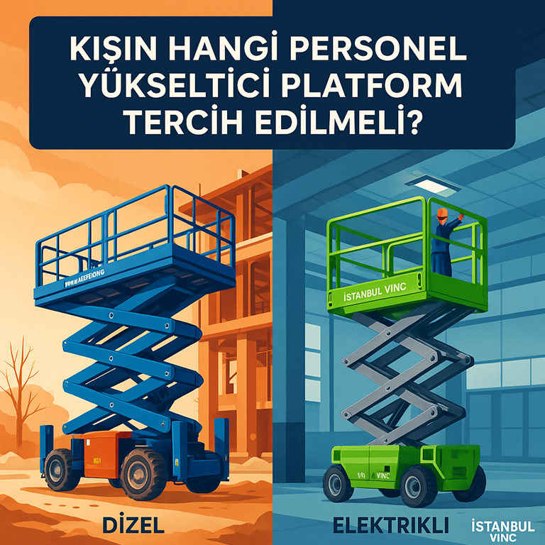 Kış Aylarında Hangi Personel Yükseltici Platform Daha Verimli?